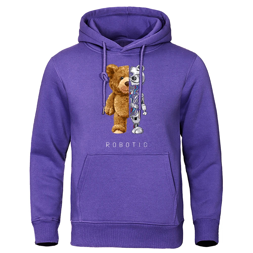 Klein - Cozy Teddy Hoodie met Berenprint