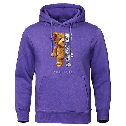 Klein - Cozy Teddy Hoodie met Berenprint