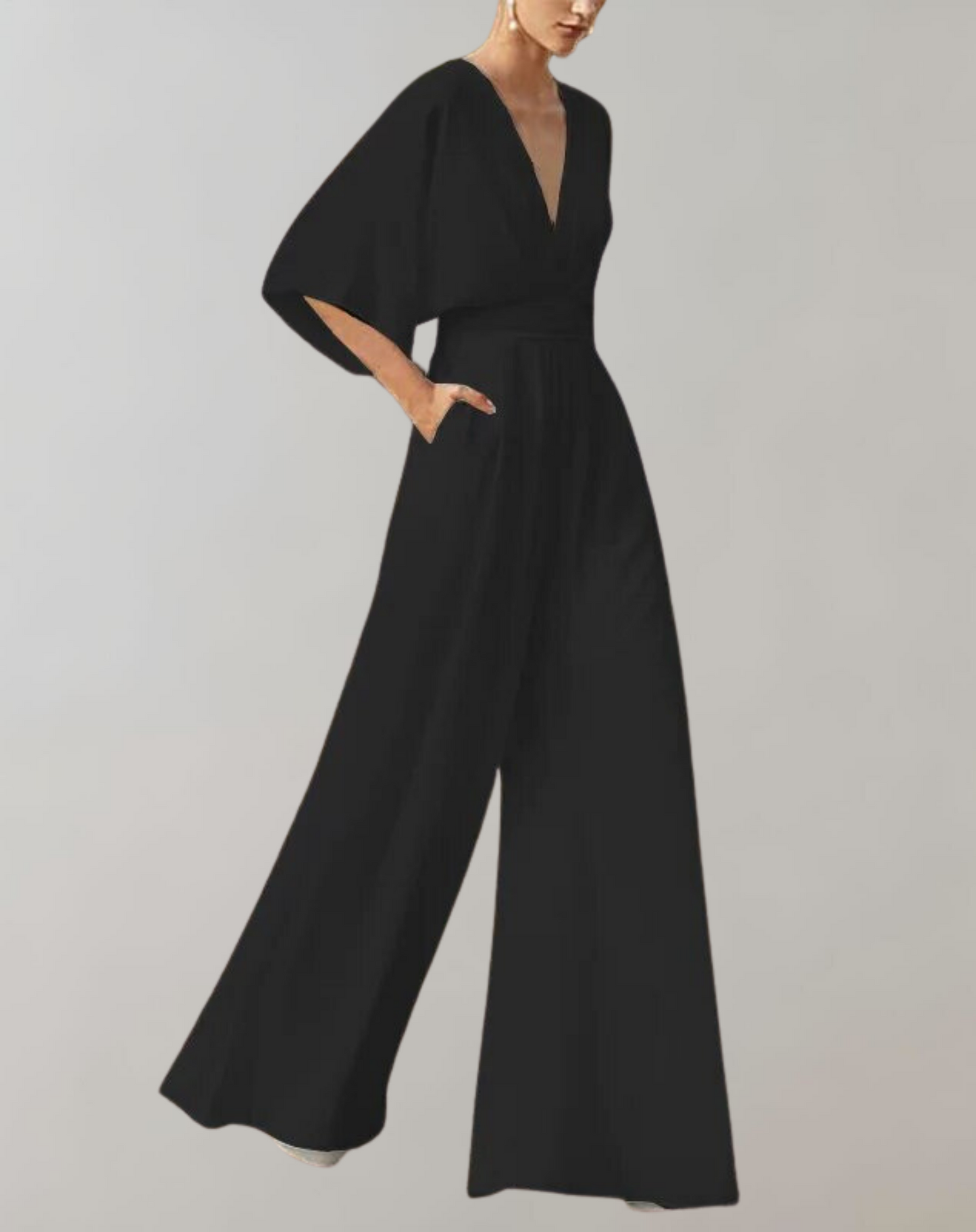 Sujett - Elegante jumpsuit met wijde pijpen