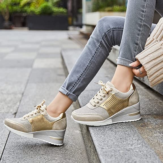 Frezine – Sneaker met Sleehak voor Stijl en Comfort