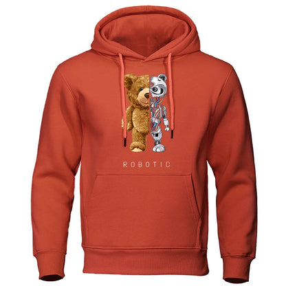 Klein - Cozy Teddy Hoodie met Berenprint