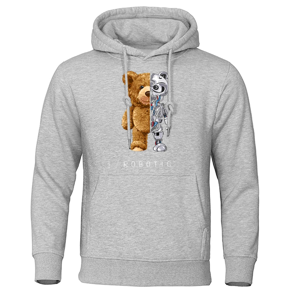 Klein - Cozy Teddy Hoodie met Berenprint