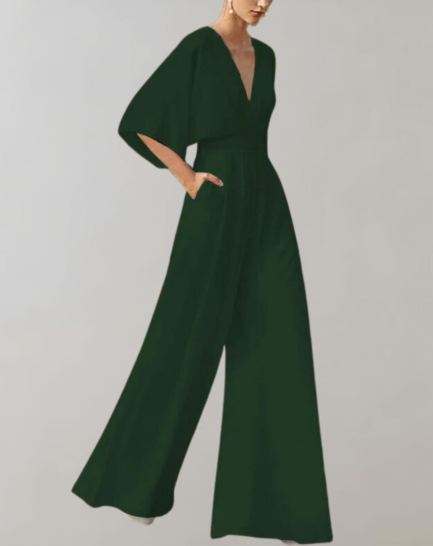 Sujett - Elegante jumpsuit met wijde pijpen