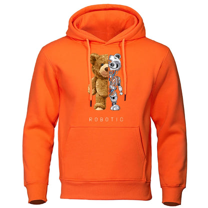 Klein - Cozy Teddy Hoodie met Berenprint