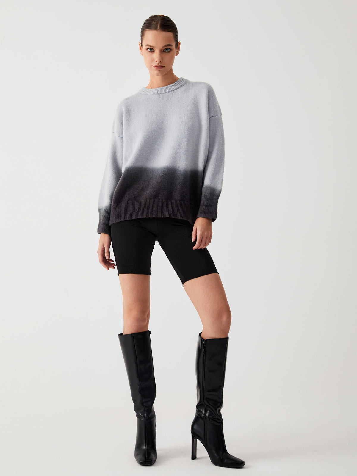 Arien - Elegante en Comfortabele Oversized Ombré Trui