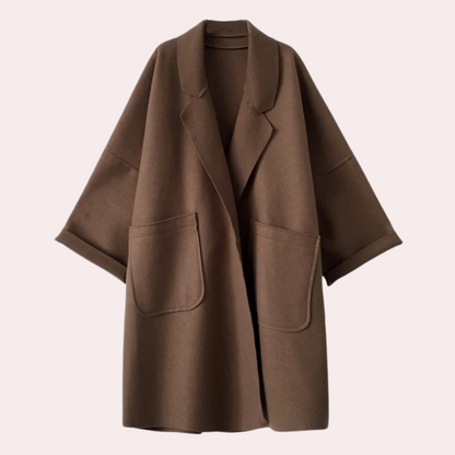 Kerre – Oversized Lange Trenchcoat Voor Dames