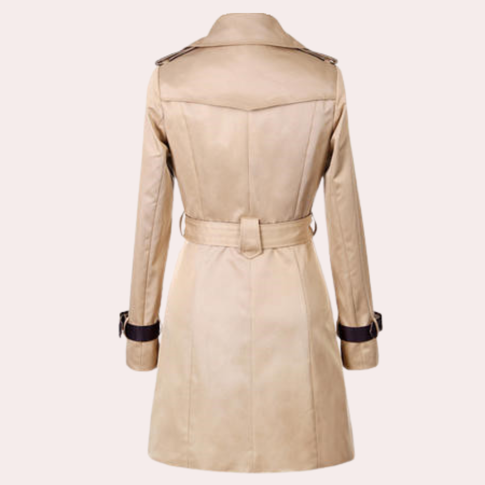 Khlara – Elegante Trenchcoat Voor Dames