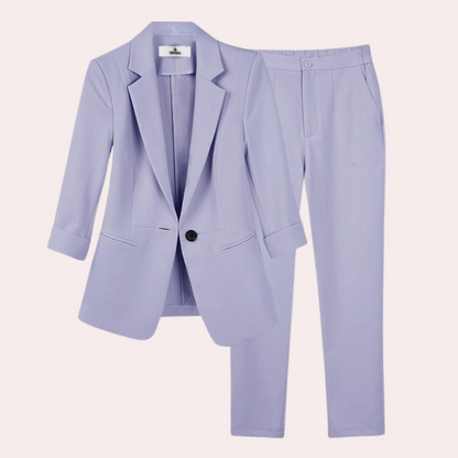 Avisia – Verfijnde Dames Blazer en Broek Set