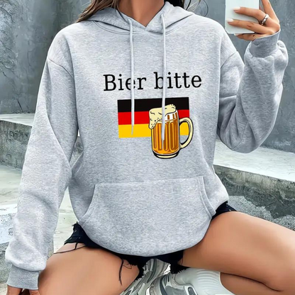 Adnie – Gezellige Grijze Hoodie Voor Oktoberfest