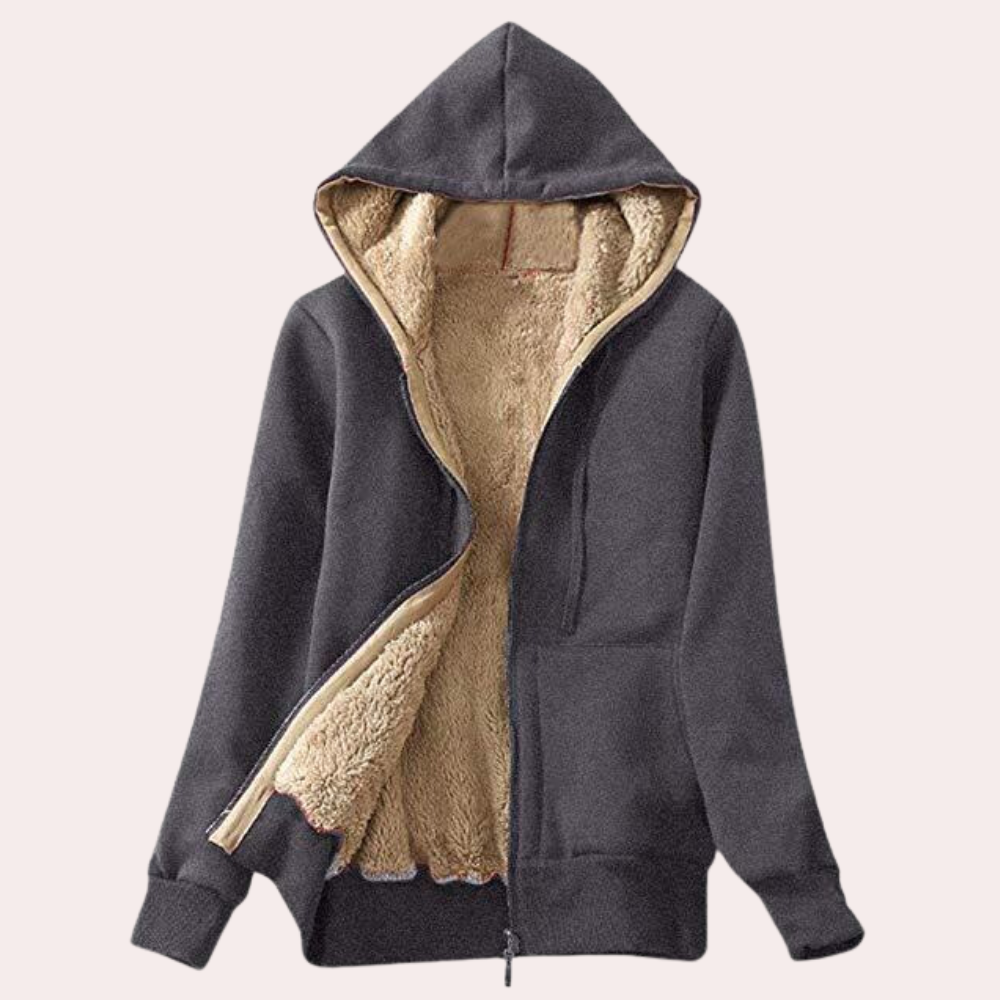 Kirae – Stijlvolle Hooded Jas Voor Dames