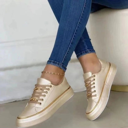 Derra – Stijlvolle Sneakers Met Luxe Details Voor Vrouwen