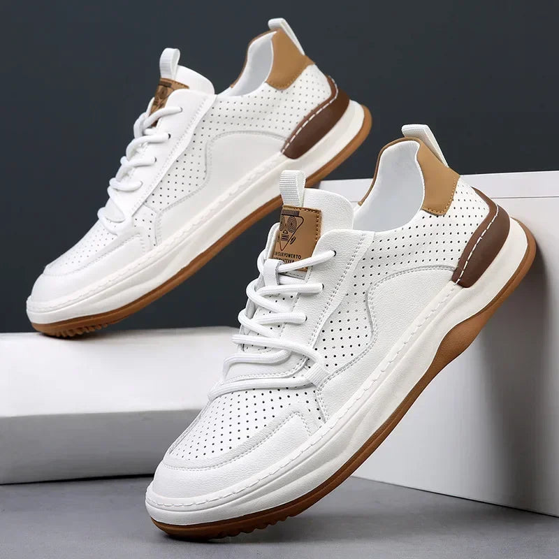 Ladger - Luxe Italiaanse leren sneakers