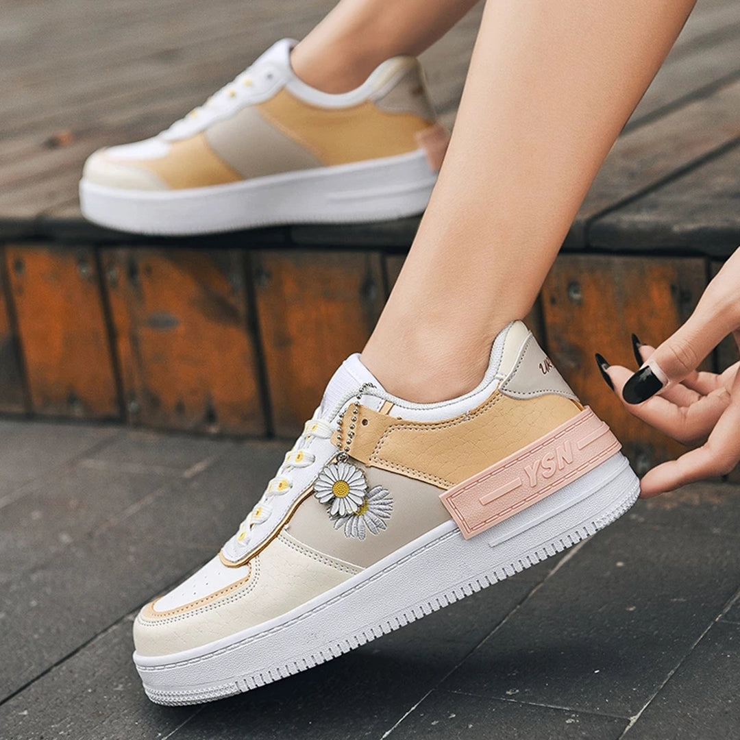 Virgite – Charmante Daisy-Sneakers Voor Dames