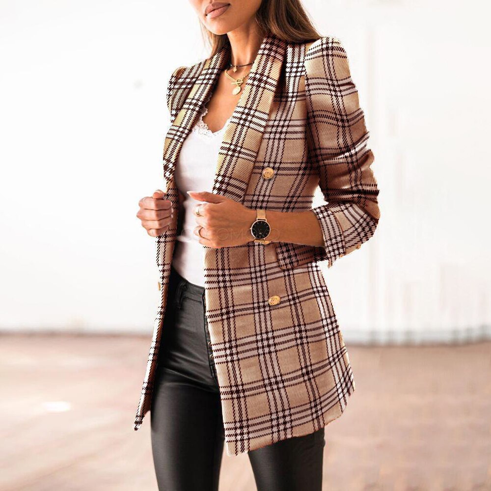 Mirthe - Geruite blazer