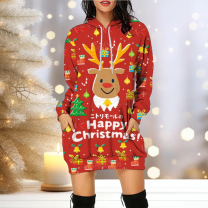 Amikia – Cozy Kerst Hoodie Sweatshirt