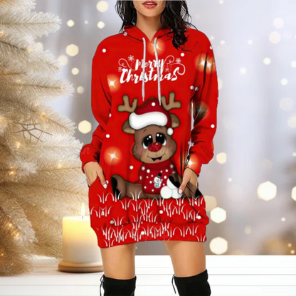 Amikia – Cozy Kerst Hoodie Sweatshirt