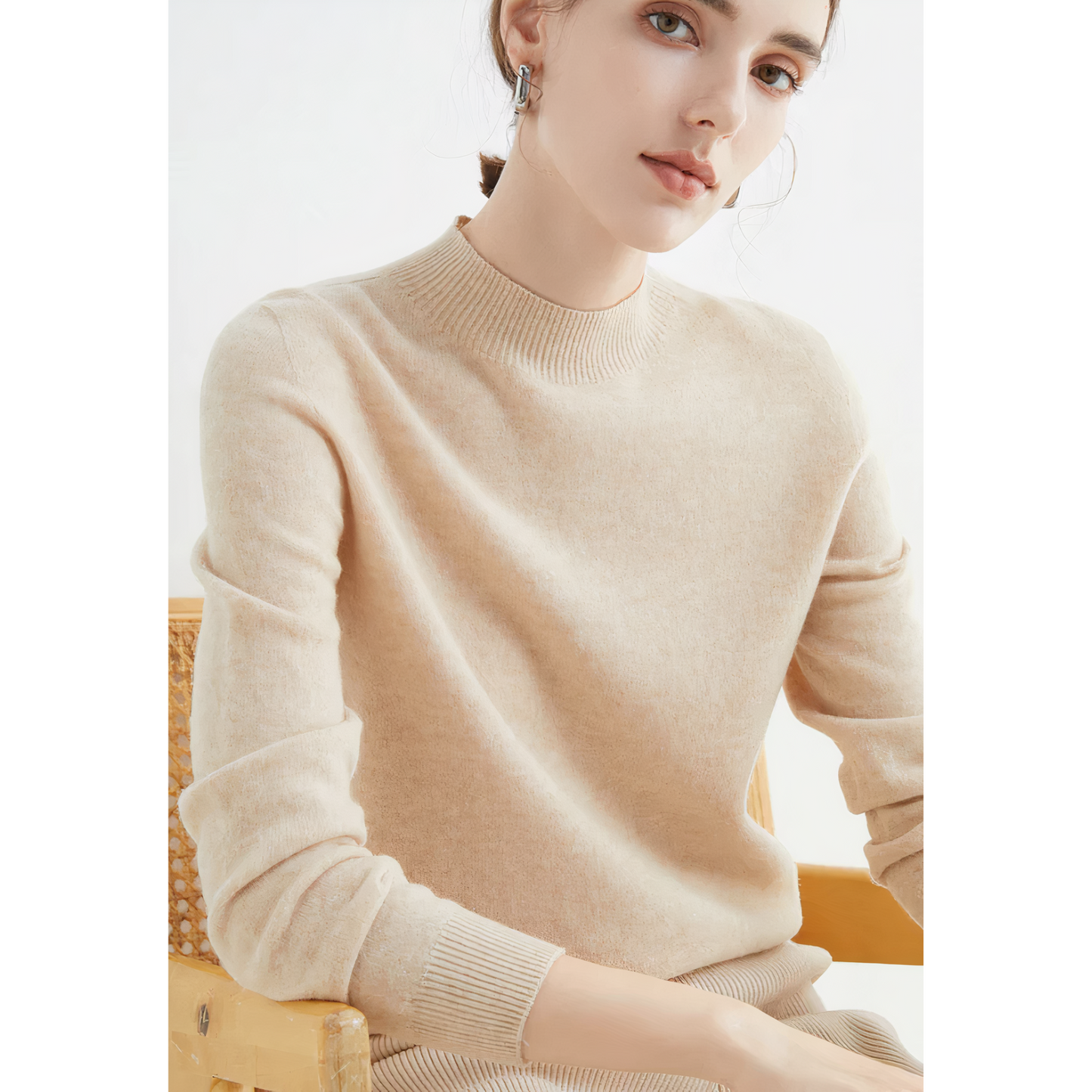 Cheriz - Luxe en Comfortabele Gebreide Cashmere Trui