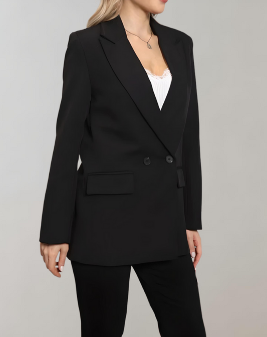 Sreane - Oversized Blazer met Knopen