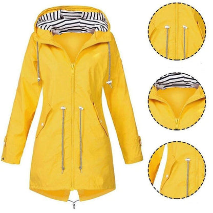 Lelyn – Stijlvolle Regenparka met Praktische Details