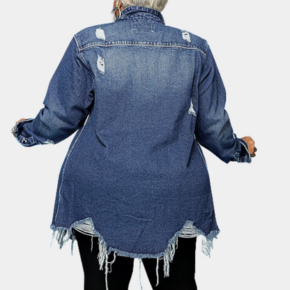 Jurri – Modieus Denim Jack Voor Dames